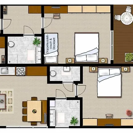 Rum i privatbostad Alpenresidenz Gell Tweng
